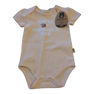 🏖️3/$20 Summer Sale🏖️NWT Rabbit & Bear Organic Cotton Short-Sleeve Onesie